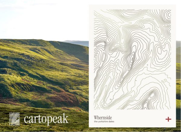 Whernside Contour Print - Image 2